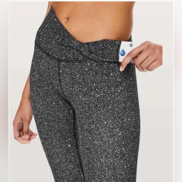 Lululemon Luminesce Splatter Ice Grey Align Leggings - Picture 2 of 6